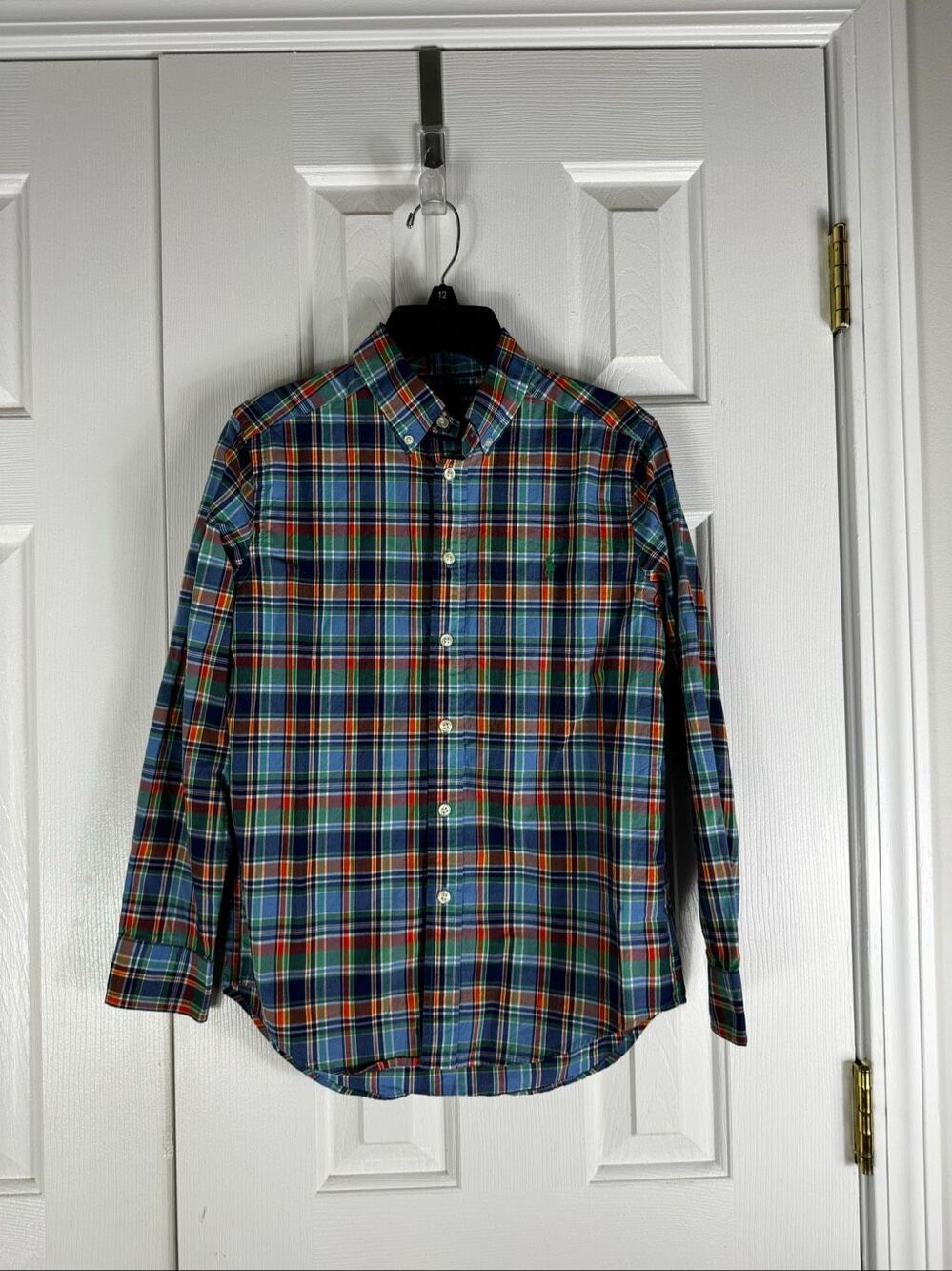 Polo Ralph Lauren Boys Button Front Shirt Size M 10-12
